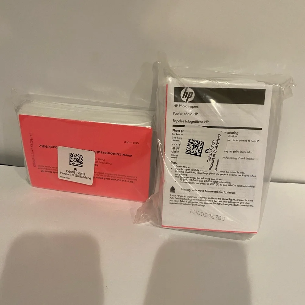 New HP Glossy Borderless Photo Paper 4x6 Q6638-60009 Sealed 150 Sheets